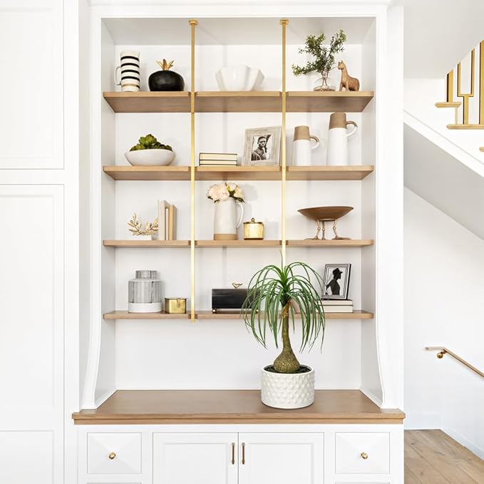 Hollyone Fake Plants Artificial Potted Plants Artificial Ponytail Palm Plant in Pots Faux Bonsai Plants for Office Table Desk Shelf Bathroom Bedroom Greenery Decoration Room Indoor Home Decor