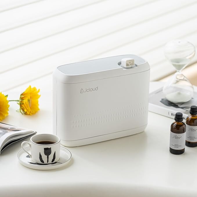 JCLOUD Smart Scent Air Machine for Home, Hotel Scent Diffuser with Cold Air Tech 850ML, HVAC Scent Diffuser Cover Up to 4500 Sq. Ft, Upgraded Waterless Oil Diffuser for Home, Hotel, Office, Spa
