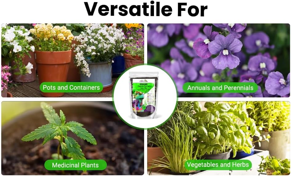 Organic Seed Starter Soil – Seed Starting Mix with Mycorrhizal Fungi – Natural Root Stimulator – Potting Soil for Vegetables and Herbs (20 QUARTS)