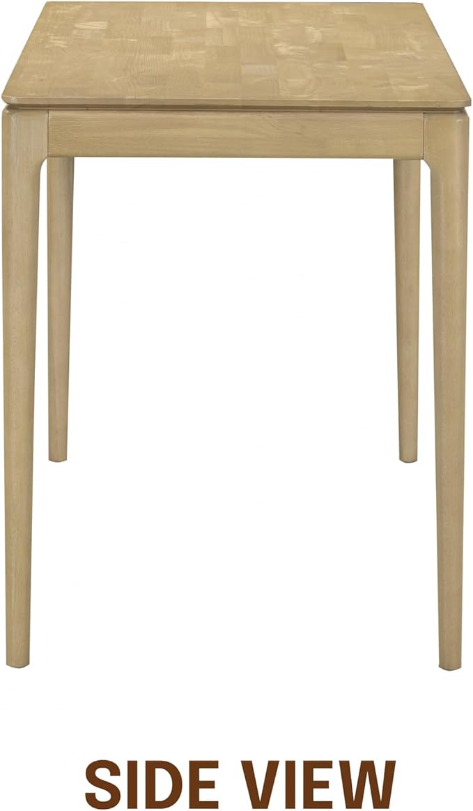 NTC Mingle Desk 47 Inch Modern Design, Rectangular Dinner Table for Dining Room, Living Room Furniture, Effortless Assembly - Sand