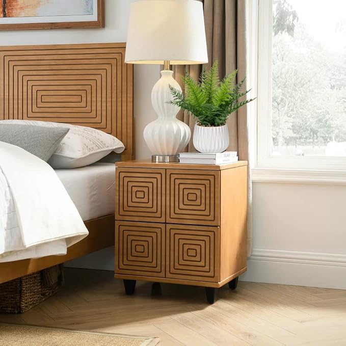 DILATATA Faux Plant Indoor in Ceramic Pot 13" Artificial Potted Fern Fake House Plants for Desk Office Bathroom Garden Decoration