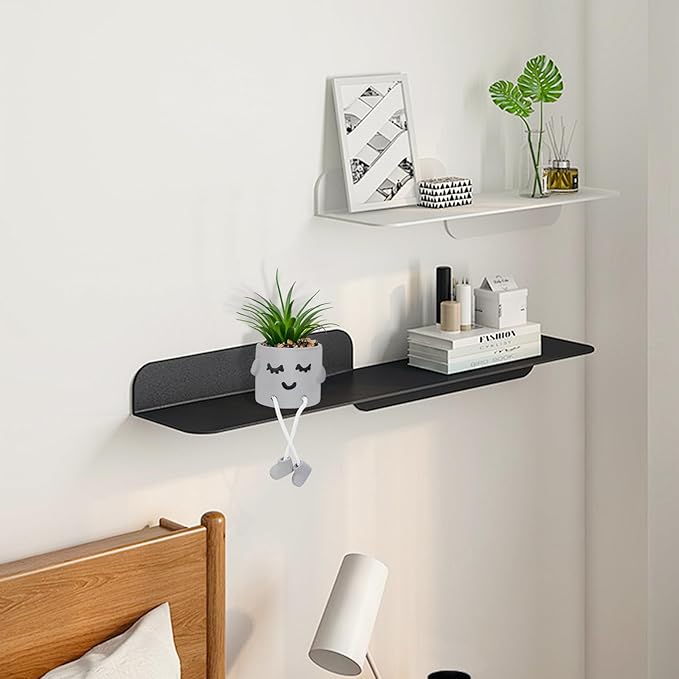 Cute Artificial Succulents Plants in Cement Pots with Hanging Legs - Small Fakeplants Kitchen Shelves Decor, Bathroom Shelf Decoration, Shelf Decoration Accents, Office Wall Decor - Set of 1