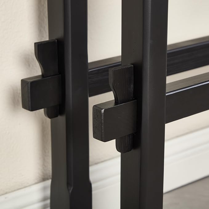 Narrow Entryway Table 59" Farmhouse Wood Long Skinny Console Table for Entryway Rustic Sofa Table for Living Room/Hallway/Reception/Bedroom, Black