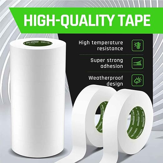 10-Pack White Electrical Tape Waterproof, 3/4 in x 66ft, Industrial Grade UL/CSA Listed High Temp Electrical Tape Electric Super Vinyl