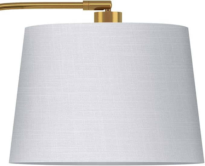 Oneach 62" Gold Floor Lamp for Living Rooms Tall Arc Standing Lamps for Bedrooms Industrial Corner Nursery Girls Kid Vintage Mid-Century Modern Reading Light Office Antique Brass Shade Lantern