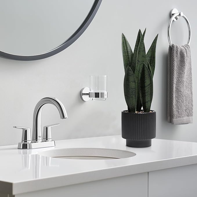 Artificial Plants Sansevieria Snake Plant with Black Ceramic Pot Desk Small Fake Plant for Indoor Living Room Kitchen Bathroom Farmhouse Home Decor