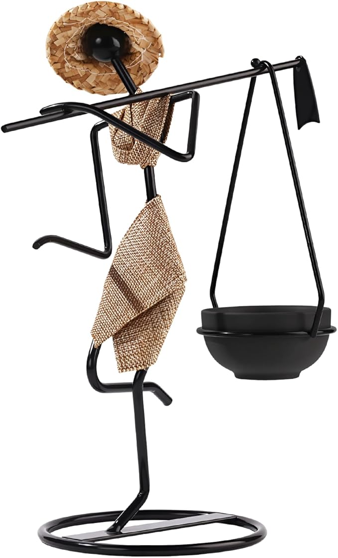 Notart Art Gallery | Creative African Tribal Lady Candle Holders, Tribal Lady Candle Holder Centerpieces, Iron Candlestick Holders for Home, Bar,Dining Table Decor, Personalizable Style Shelf Décor