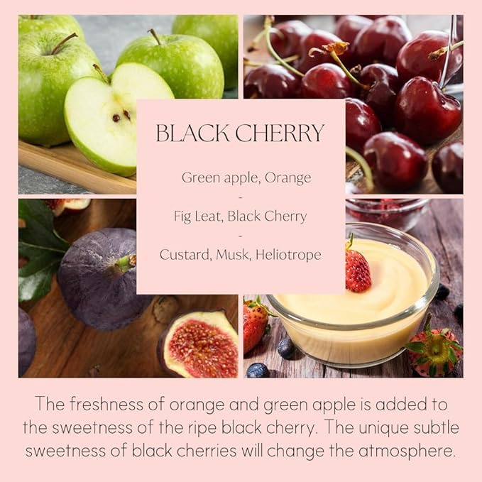 396 st. Peony Flower Reed Diffuser, Black Cherry, 200ml(6.7oz) / Reed Diffuser Sets, Home Fragrance, Scented Oils, Home & Bathroom Décor