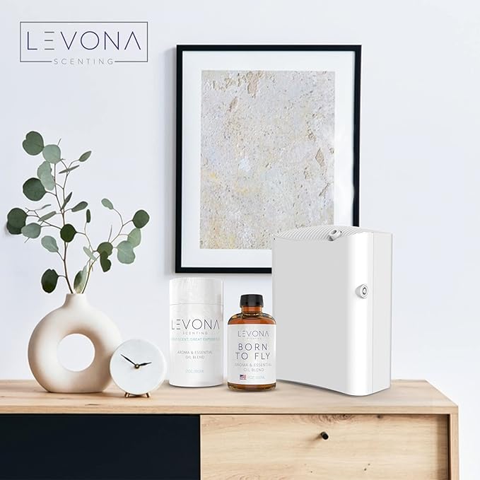 Levona Scent Essential Oil for Diffuser: Home Luxury Scents Fragrance Oil - Aroma Diffuser Oil Refill - Hotel Oil Diffuser Essential Oils for Humidifiers - 500 Ml/ 17oz Essential Oils - Born to Fly