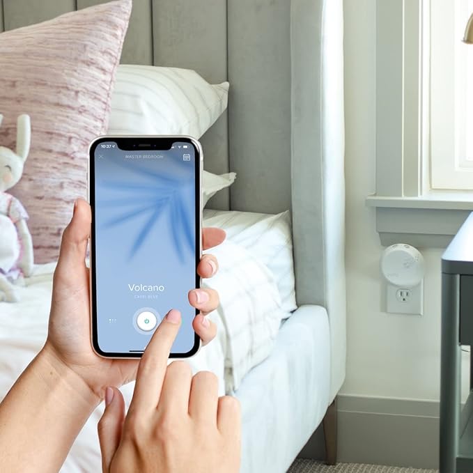 Capri Blue Pura Smart Home Plug-in Diffuser Refills – Includes 2 Capri Blue Pura Refills for Plug In Diffusers for Home - Long Lasting Luxury Scents - Holiday Volcano (Pack of 2)