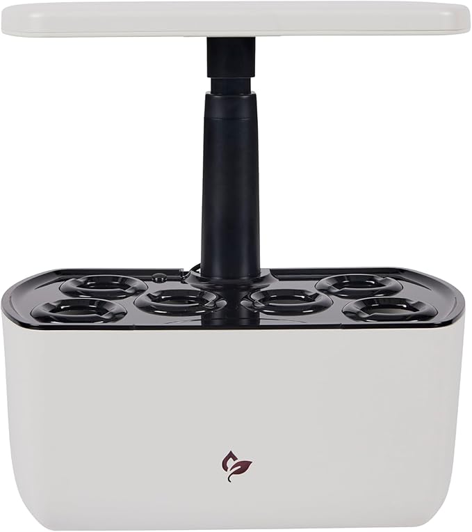 AeroGarden Harvest Lite, Indoor Garden Hydroponic System with LED Grow Light, Holds up to 6 AeroGarden Pods, Cream
