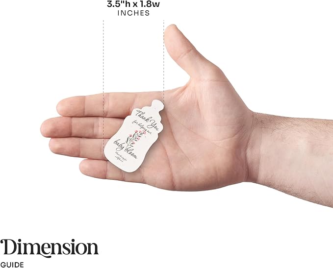 Plantable Bottle Shaped Seed Paper – 15 Pink Baby Shower Favors for Guests with Wildflower Seeds, Baby Shower Gifts for Guest