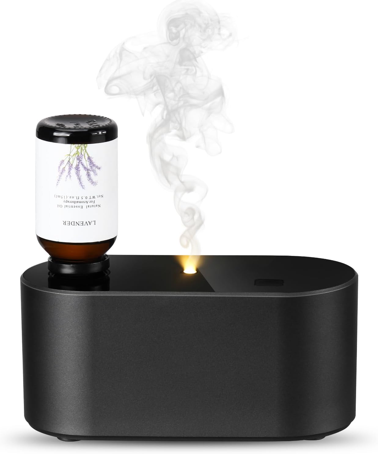 Waterless Diffuser for Home Essential Oil Diffuser, Aromatherapy Diffuser, Portable Scent Diffusers, 3 Mist Modes, Cycle Start for Bedroom, Office Studio 160-350 sq. ft Black