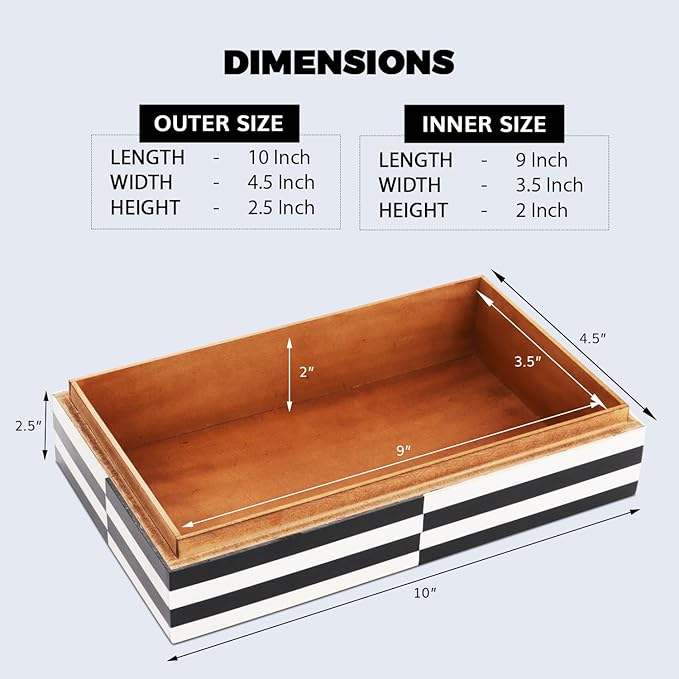 Handicrafts Home Handmade Puzzle Collection Decorative Jewelry Box Organizer – Keepsakes, Trinkets, and Home Decor – Antique Coffee Table Storage, Memory Box, Farmhouse Style Decor Slide, 10x4.5x2.5