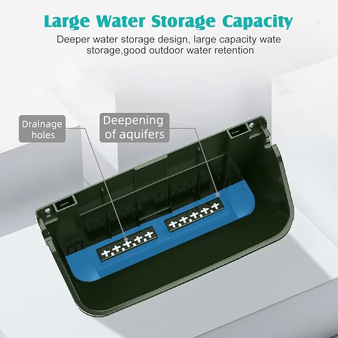 Vertical Wall Planter, 4 Packs Self Watering Wall Planters for Indoor with 3 Pcs Garden Tool Set Vertical Planter Tower for Strawberries Flowers Herbs, 12.9''x5.5'' x26.7''