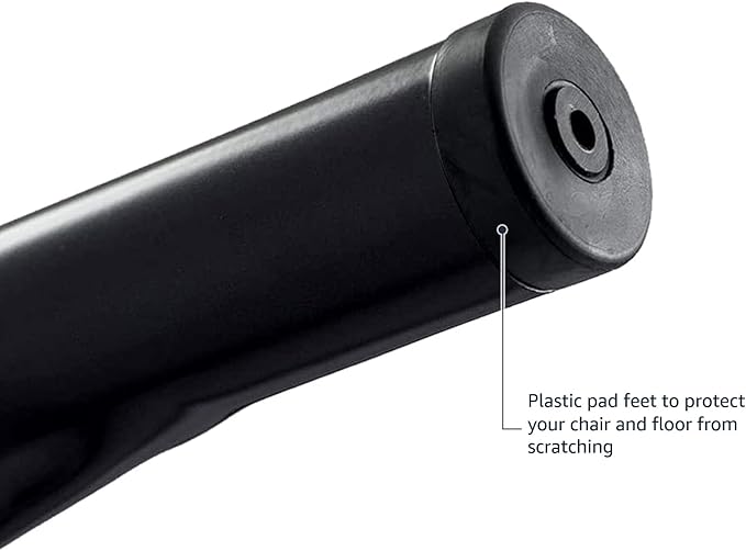 Amazon Basics Metal Dining Chairs, Matte Black, 1 Count (Pack of 4)