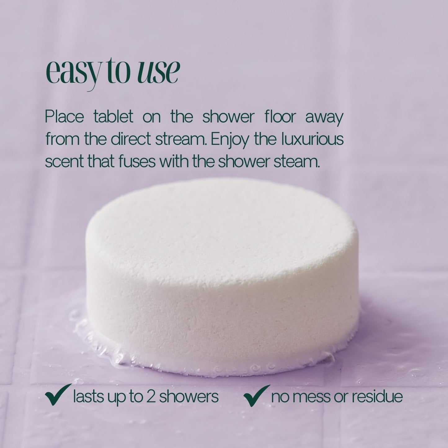 Aromatherapy Shower Steamers - Made in USA with Lavender Natural Essential Oil - Relaxation Spa Birthday Gifts for Women and Men