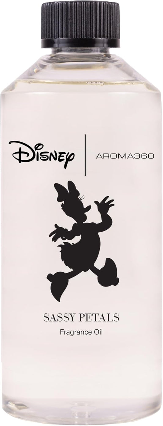 Aroma360 | Disney | Sassy Petals Fragrance Oil Blend | Daisy Duck | Luxury Aromatherapy Scent Diffuser Oil | Bergamot, Rose and Amber 16.9 fl oz, 500 mL