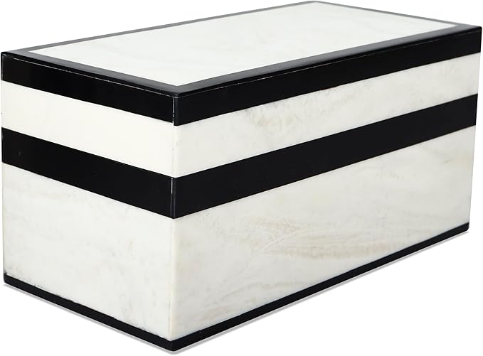 Handicrafts Home Handmade Mono Collection Decorative Jewelry Box Organizer – Keepsakes, Trinkets, and Home Decor – Antique Coffee Table Storage, Memory Box, Farmhouse Style Decor Court, 10x5x5