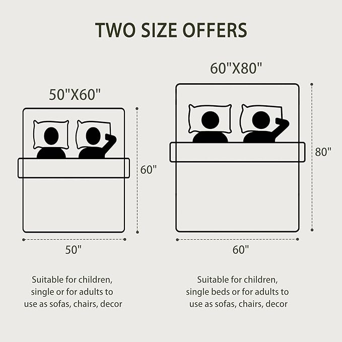 Blagic Knitted Throw Blanket for Couch, Bed and Sofa. Super Soft Blanket with Tassels, Sage Green Throw Blanket, 50 x 60 Inches Lightweight & Cosy Home Decor