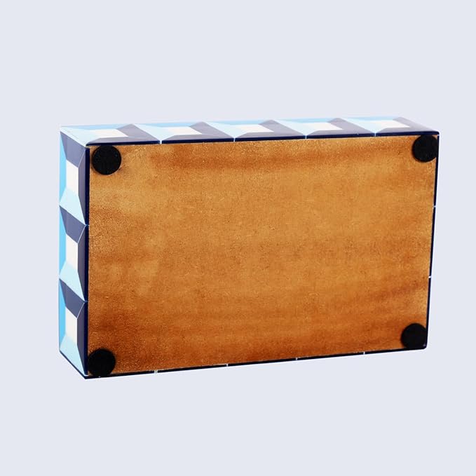 Handicrafts Home Handmade Patisserie Collection Decorative Jewelry Box Organizer – Keepsakes, Trinkets, and Home Decor – Antique Coffee Table Storage, Memory Box, Farmhouse Style Decor Modern, 8x5x2