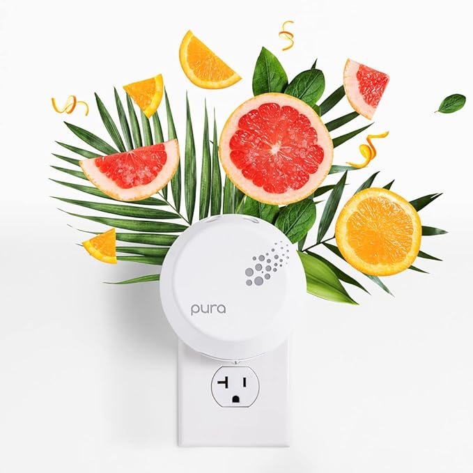 Capri Blue Pura Smart Home Plug-in Diffuser Refills – Volcano with a Tropical, Citrus Scent – Long-Lasting Aromatherapy Diffuser Refills (Pack of 2)
