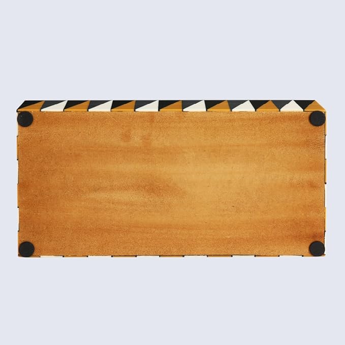 Handicrafts Home Handmade Puzzle Collection Decorative Jewelry Box Organizer – Keepsakes, Trinkets, and Home Decor – Antique Coffee Table Storage, Memory Box, Farmhouse Style Decor Guild, 12x6x2