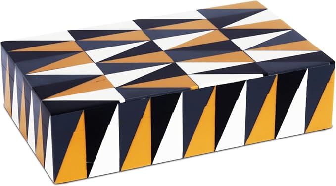 Handicrafts Home Handmade Puzzle Collection Decorative Jewelry Box Organizer – Keepsakes, Trinkets, and Home Decor – Antique Coffee Table Storage, Memory Box, Farmhouse Style Decor Guild, 10x6x2.5