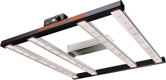 Spider Farmer SE3000 LED Grow Lights 300W, Samsung LM301H EVO Diodes, 2025 Upgraded Remote App Control, 3x3ft Coverage Bar Style Grow Light, Full Spectrum Dimmable Grow Lamp for Indoor Plants