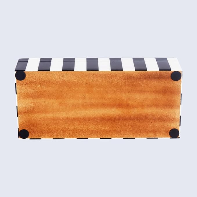 Handicrafts Home Handmade Puzzle Collection Decorative Jewelry Box Organizer – Keepsakes, Trinkets, and Home Decor – Antique Coffee Table Storage, Memory Box, Farmhouse Style Decor Check, 10x4.5x2.5