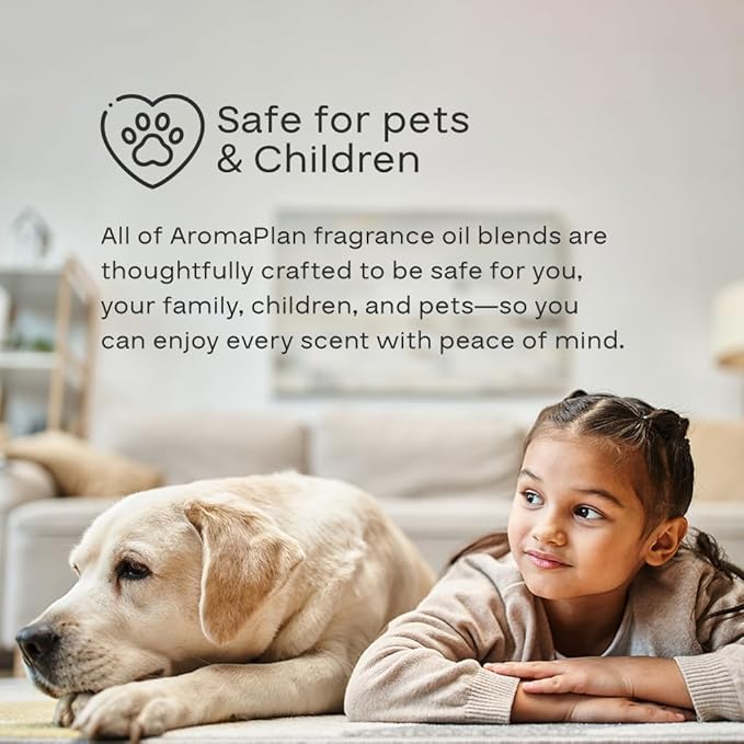 AromaPlan Hotel, Home Luxury Scents, Santorini 5.07 Fl Oz (150ml) | Fragrance for Cold Air & Waterless Diffuser Oil | Home Luxury & Hotel Scent for Aromatherapy-USA Made,Bigger Bottle & Longer Lasting