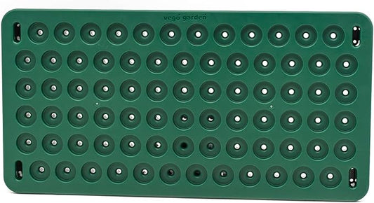 Vego garden Seedling Popper Tool, 3-in-1 Plant & Pop Board - 10" x 20", Works Perfectly with Stackable Seedling Trays