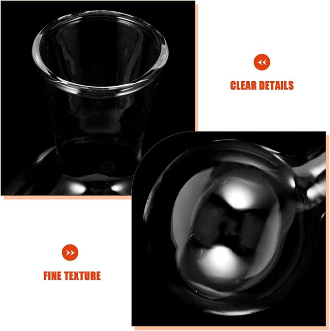 VOSAREA 3pcs Plant Propagation Station Vase Glass Plant Terrarium Hydroponic Vase Air Planter Bulb Succulent Pot Micro Landscape Vessel Desktop Decoration