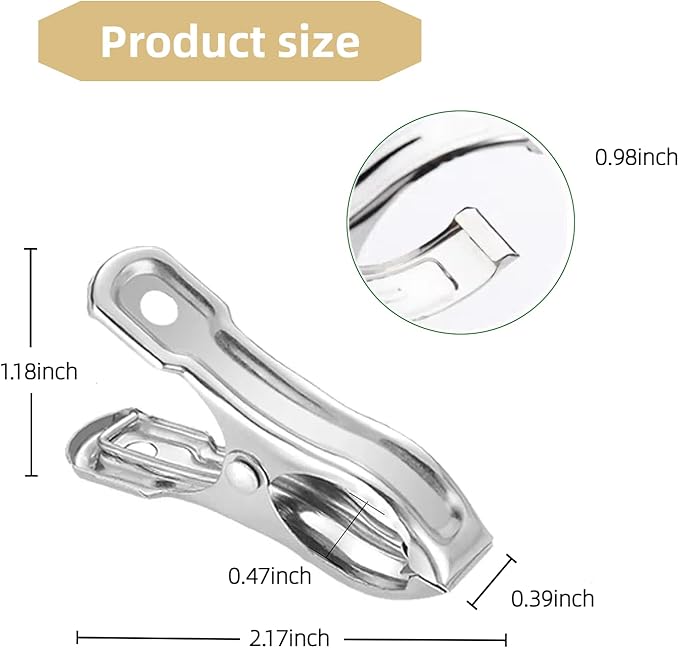 40-Pack Stainless Steel Garden Clamps – Strong Grip Clips for Netting, Shade Fabric, and Plant Covers on Hoops or Frames