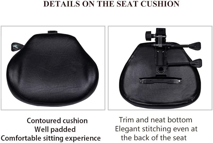 Kaleurrier Adjustable Stool Drafting Chairs: Tall Office Chair for Standing Desk with Backrest & Foot Rest - Ergonomic Drafting Stools with Rolling Wheels for Shop Studio Dental Salon Home(Black)