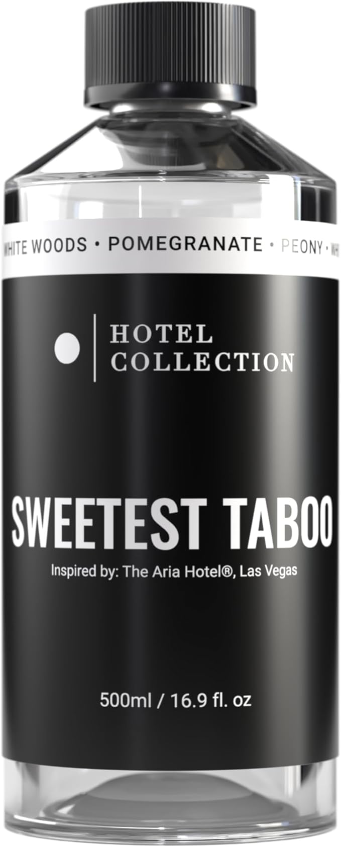 Hotel Collection Diffuser Oil - Sweetest Taboo - Aromatherapy Essential Fragrance Oil - White Woods, Pomegranate, and Peony - 500mL 16.9 Fl oz