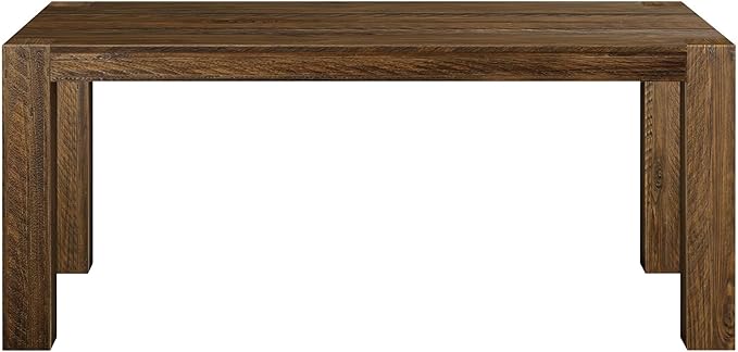 Plank+Beam Camden, Farmhouse Dining Table, 72", Solid Wood Dining Table for 6-8, Rustic Table for Dining Room and Kitchen, Natural Wood Grain, Rustic Barnwood