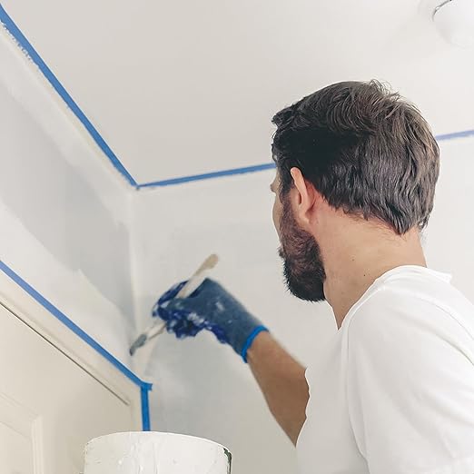 KICNIC Painters Tape 60 Yards, Blue Tape, Removable Masking Tape for Painting, Classroom, Wall, Art Supplies (1 Roll, 0.7in x 60yd)