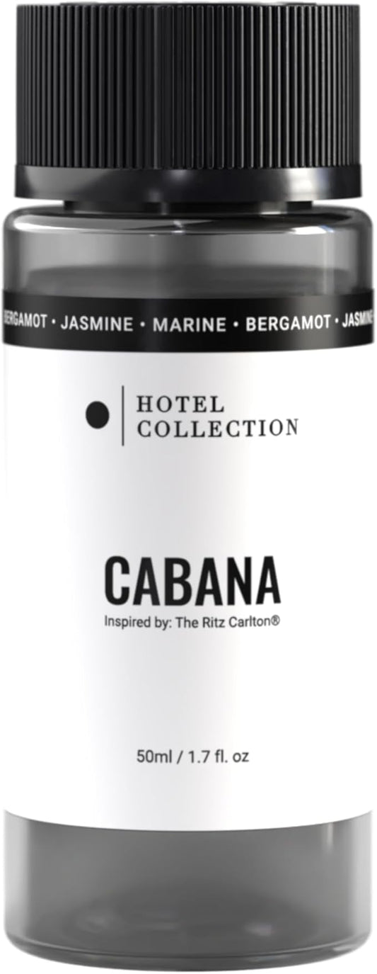 Hotel Collection Diffuser Oil - Cabana - Aromatherapy Essential Fragrance Oil - Botanical Jasmine, Bergamot & Fresh Marine - 50ML 1.7 Fl oz