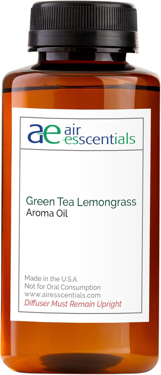 Green Tea & Lemongrass Aroma Oil, Essential Oils Blend for Diffusers and Scent Machines, Citrus, Floral & Green Notes, Aromatherapy, Cold Air Diffuser Compatible, 300 mL