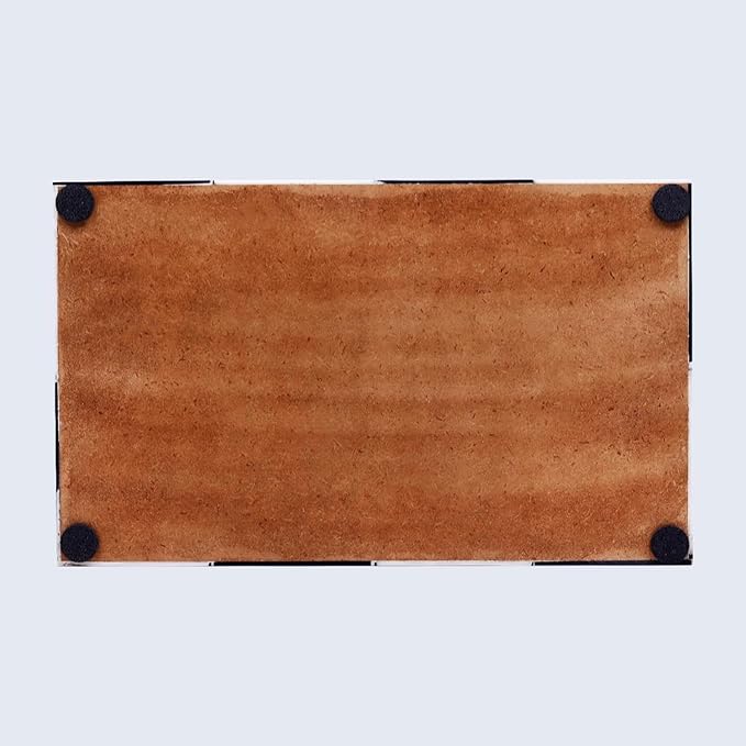 Handicrafts Home Handmade Triangle-B&W Collection Decorative Jewelry Box Organizer – Keepsakes, Trinkets, and Home Decor – Antique Coffee Table Storage, Memory Box, Farmhouse Style Decor, 8x5x2