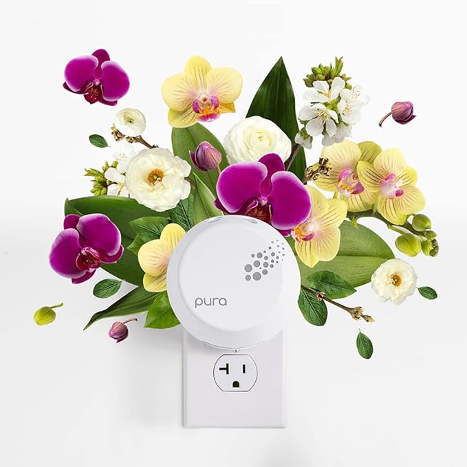 Capri Blue Pura Smart Home Plug-in Diffuser Refills – Includes 2 Capri Blue Pura Refills for Plug In Diffusers for Home - Long Lasting Luxury Scents - Aloha Orchid (Pack of 2)