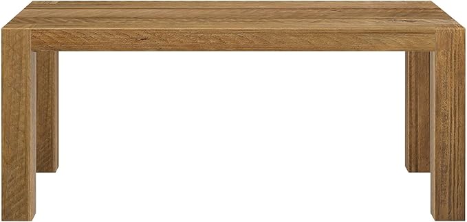 Plank+Beam Camden, Farmhouse Dining Table, 72", Solid Wood Dining Table for 6-8, Rustic Table for Dining Room and Kitchen, Natural Wood Grain, Rustic Honey
