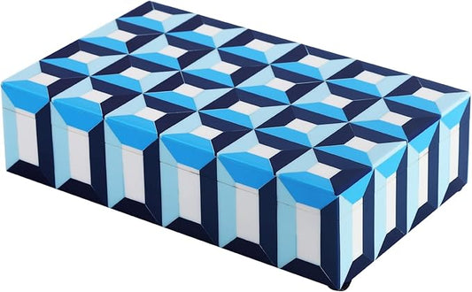 Handicrafts Home Handmade Patisserie Decorative Jewelry Box Organizer – Keepsakes, Trinkets, and Home Decor – Antique Coffee Table Storage, Memory Box, Farmhouse Style Decor Modern, 10x6x2.5