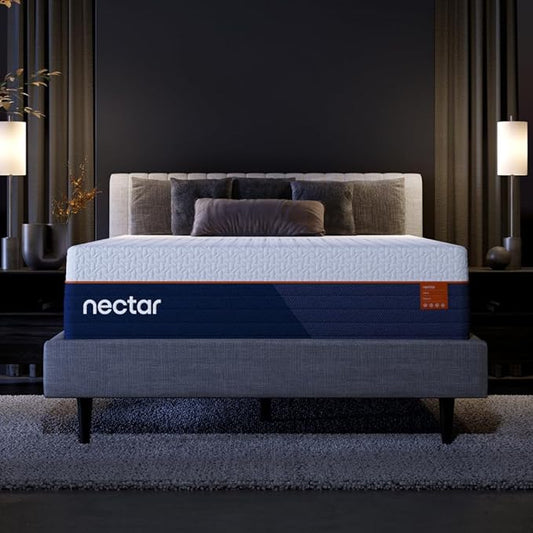 Nectar Ultra Hybrid 15” Full Mattress - Medium Firm - Cooling Fibers & Temperature Regulating Material - 4” Pressure Relief Layer - Zoned Ergonomic Support Layer - 365-Night Mattress Trial