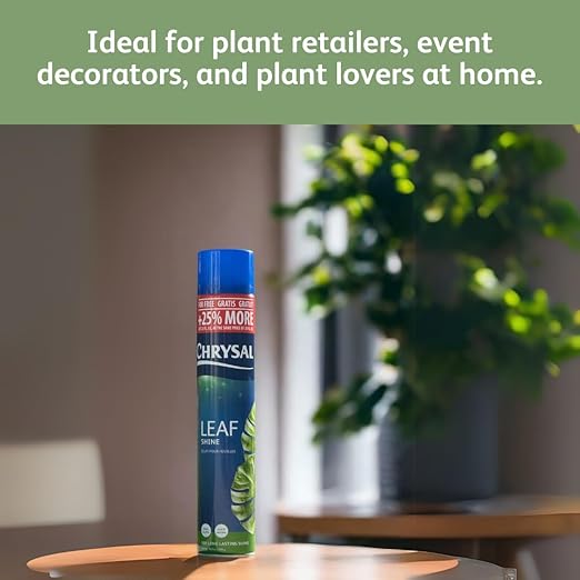 Chrysal Leaf Shine Spray for Indoor Plants (25 Ounce 1 Pack)
