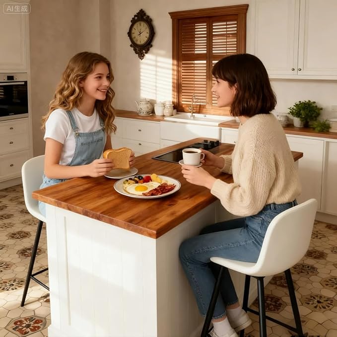 White Bar Stools Set of 2,Faux Leather Counter Height Bar Stools,24.6" Bar Chairs with Back Metal Footrest,Modern Counter Stool with Back and Footrest for Kitchen Island Restaurants Pubs