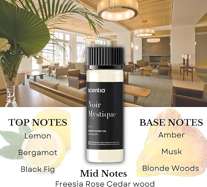 Scentia Hotel Inspired Collection Diffuser Oils – 3×20ml Aromatherapy Set | Luxury Scents Inspired by 5-Star Hotels | Gift-Ready Essential Oil Blend - Thanksgiving & Holiday Gift