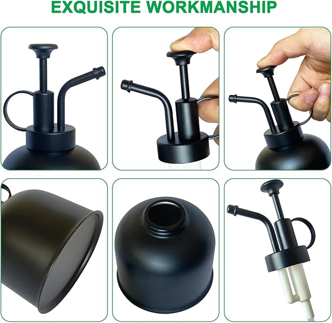 Stainless Steel Plant Sprayer, Small Watering Can, Modern Gardening Tool for Indoor Potted Plants