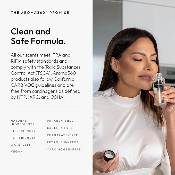 Aroma360-24K Magic Fragrance Oil Blend 50ML | Hotel Inspired Luxury Essential Oil Diffusers | Aromatherapy Scent Diffuser Oil | Citrus Beginning of Bergamot, Lemon & Lemongrass with Notes of Jasmine